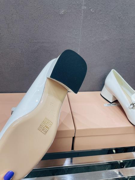 Designer Brand M Womens High Quality Genuine Leather 3.5cm Heeled Shoes 2022SS TXBW002