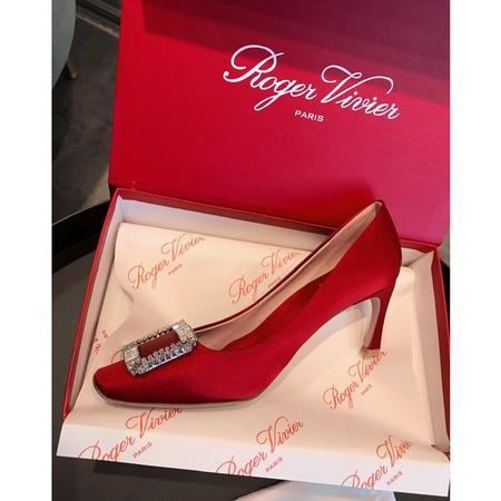 Designer Brand RV Womens High Quality Genuine Leather 8cm High Heels 2022SS DXS03