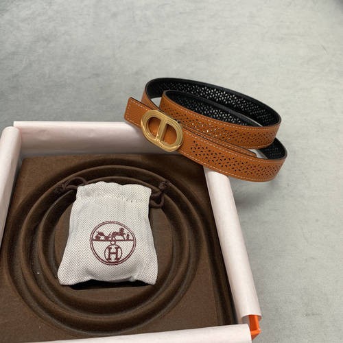 Design Brand D Womens Original Quality Genuine Leather Belts 2023SS M8904