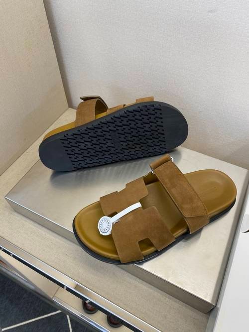 Design Brand H Mens Slippers Original Quality Shoes 2023FW TXB09