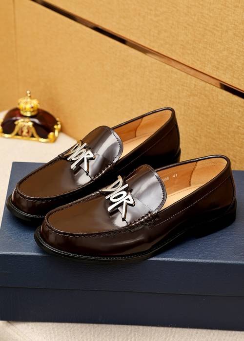 Design Brand D Men Leather Shoes Loafers Business Shoes High Quality Shoes 2023FW TXB