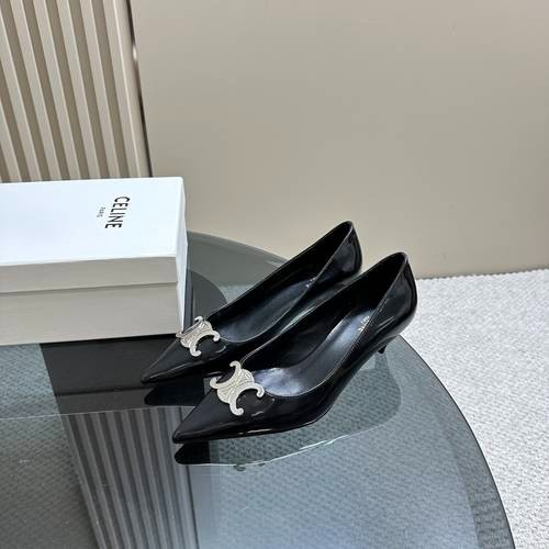 Design Brand Ce Women Leather High Heels Original Quality Shoes DXS01 2024SS