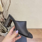 Designer Brand C Womens Original Quality Genuine Leather Chunky Heeled Shoes 2021SS G106