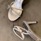 Designer Brand RC Womens High Quality 7.5cm High Heeled Sandals Sheep Skin inside 2022SS DXS03