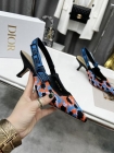 Designer Brand D Womens Original Quality 4.5cm Heeled Sandals Sheep Skin inside 2022SS G103
