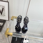 Design Brand C Womens Original Quality 7.5cm Heeled Genuine Leather Sandals 2023SS TXBW02