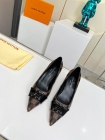 Design Brand L Womens Original Quality Genuine Leather 7cm Heels 2023SS G106