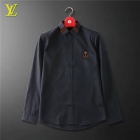 Design Brand L Mens High Quality Long Sleeves Shirts 2023FW D1008