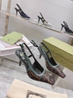 Design Brand Val Womens Original Quality Genuine Leather 5cm Heeled Sandals 2024SS G103