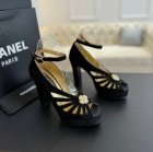 Design Brand C Womens Original Quality 10cm High Heeled Sandals 2024SS G104