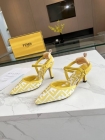 Design Brand F Womens Original Quality Sandals 5.5cm, 8.5cm Heeled Optional 2024SS G104