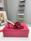 Design Brand Val Womens Original Quality 8.5cm Heeled Slippers 2024SS G104