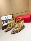 Design Brand Val Womens Original Quality 9.5cm High Heeled Sandals 2024SS G104