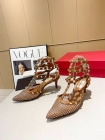 Design Brand Val Womens Original Quality 6.5cm Heeled Sandals 2024SS G104